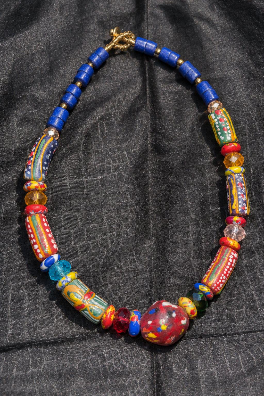 African-style beaded necklace