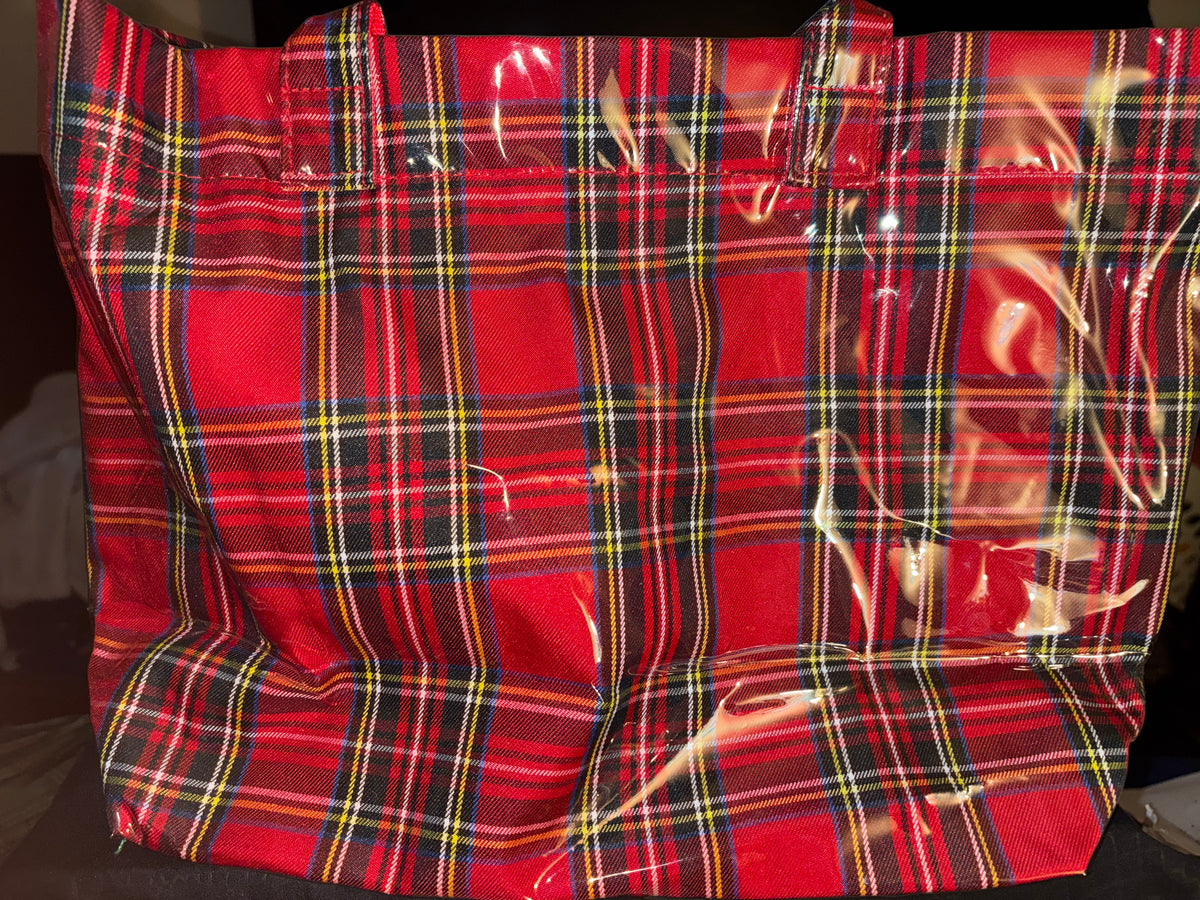 Plaid Tote Bag