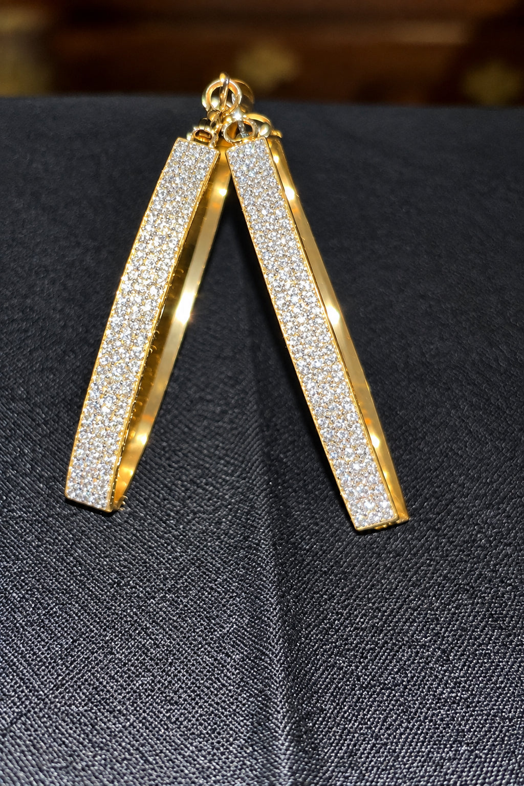 Sparking hoop Earrings